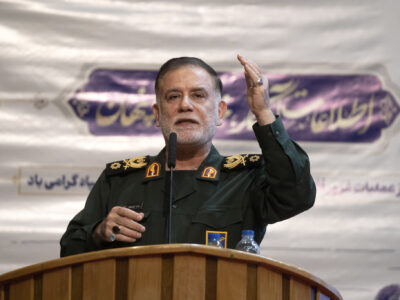 Wakil Komandan Korps Garda Revolusi Islam Iran, Abbas Nilforoushan.