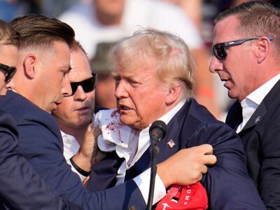Donald Trump dan Secret Service.