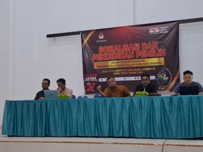 Sosialisasi dan Pendidikan Pemilih Kolaborasi antara KPU Jatim dengan Pimcab PPI Sidoarjo pada Rabu (18/9/24)
