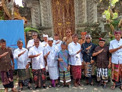 Raja-Raja Bali saat Mendukung Pembangunan Bandara Utara Singaraja