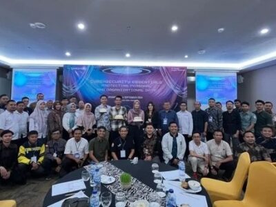 PT Bhakti Unggul Teknovasi saat menyelenggarakan kegiatan Workshop Cybersecurity Essentials: “Protecting Personal and Organizational Data” yang berlangsung di ZHM Premiere Hotel Padang pada Rabu (4/9/2024) lalu.