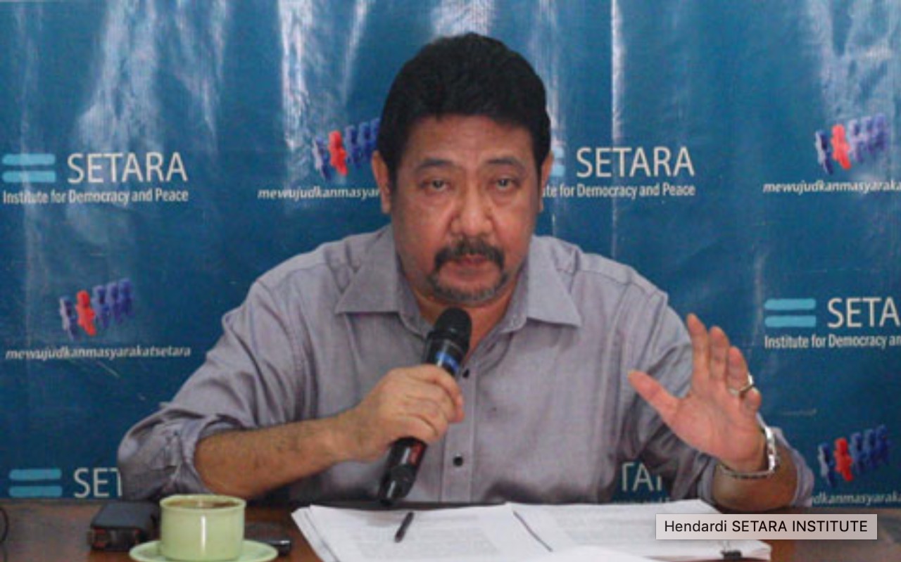 Ketua Dewan Nasional, SETARA INstitute, Hendardi.