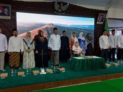 Shinta Nuriyah Abdurrahman Wahid, menghadiri acara buka puasa bersama di Pendopo Kabupaten Bondowoso pada Rabu (12/3/2025) sore.