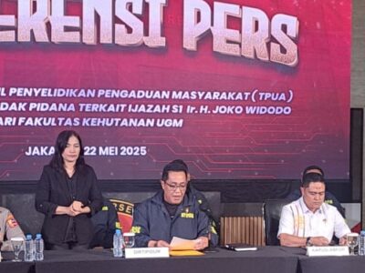 Konferensi Pers Bareskrim Polri terkait Dugaan Ijazah Palsu Jokowi.
