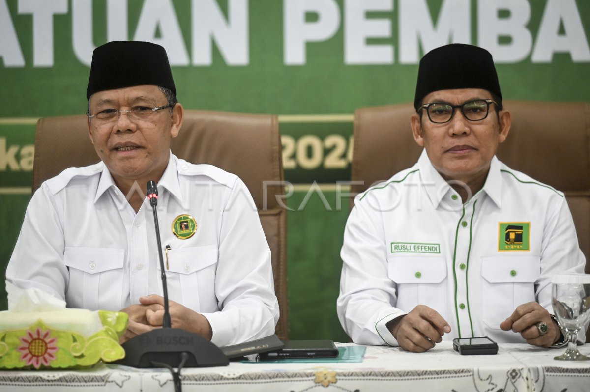 Plt PPP, Mardiono dan Waketum PPP Rusli Efendi. Sumber foto : ANTARA.