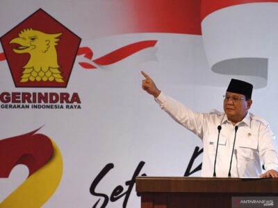Ketua Umum Partai Gerindra, Prabowo Subianto. Sumber foto : ANTARA.