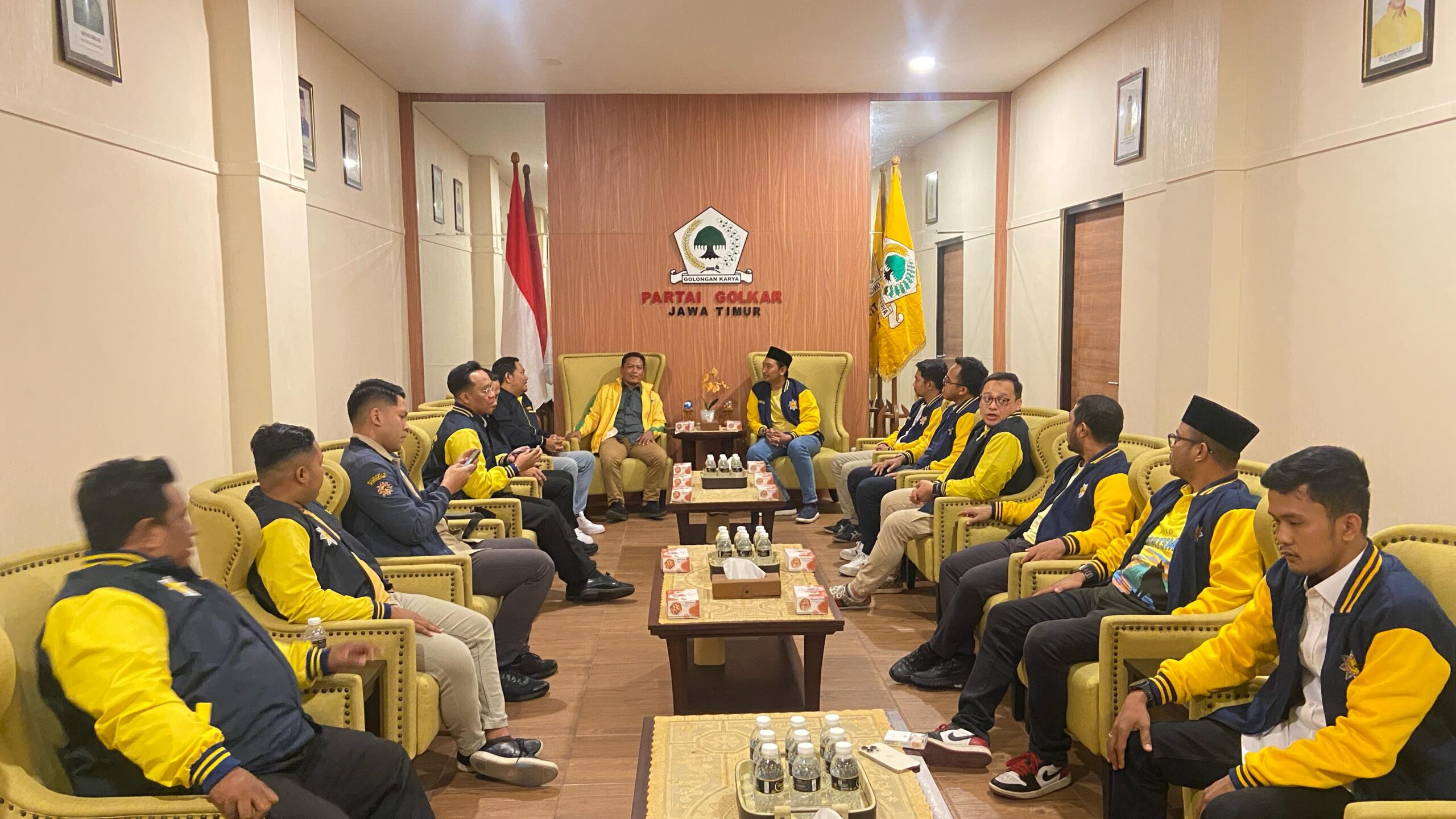 Kunjungan dan Roadshow DPP AMPI ke DPD I Partai Golkar Jawa Timur di Surabaya, Senin (4/8)