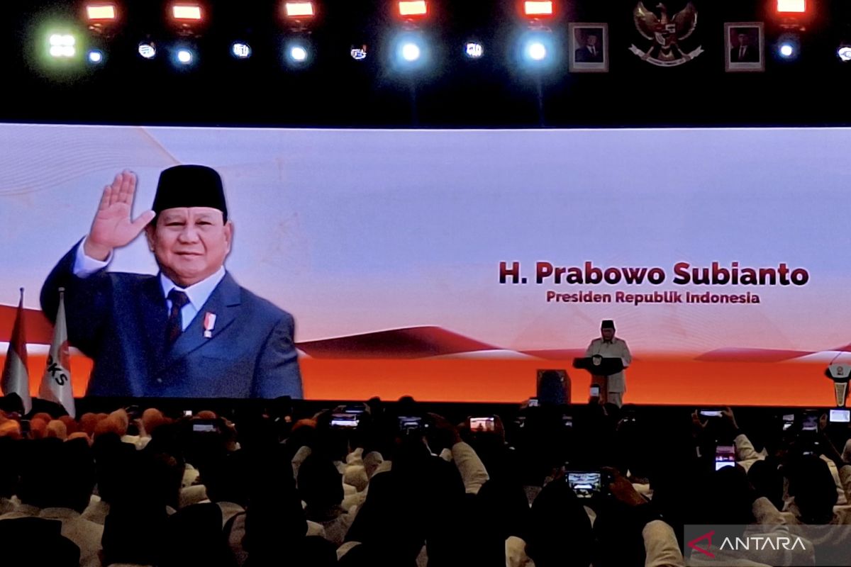 Prabowo dalam Munas PKS 2025