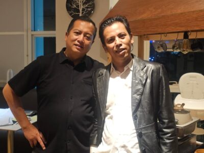 Abdul Gafur Ritonga (Kanan) dan Gubernur NTB (Kiri)