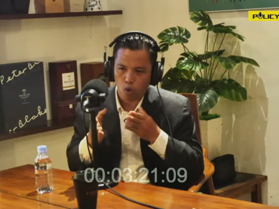Abdul Gafur Ritonga dalam sebuah acara podcast Policy Corner
