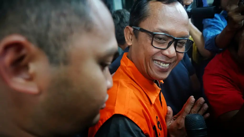 Salah satu Kepala Daerah yang tersangkut kasus korupsi